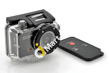 Sports Action Camera With Ir Remote 5Mp Hd 1080P Waterproof Built-In Wifi - Imported From Uk